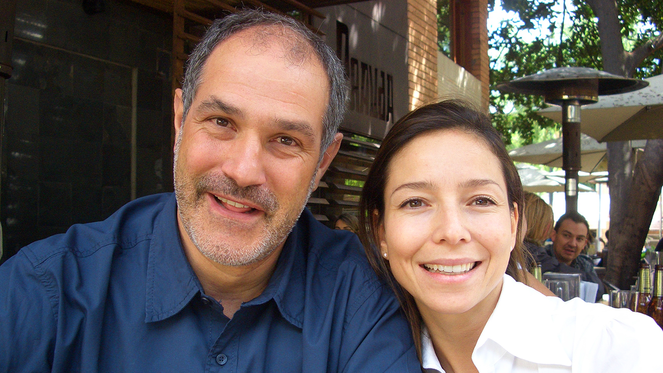 Andoni Zubizarreta y Alina Rodríguez