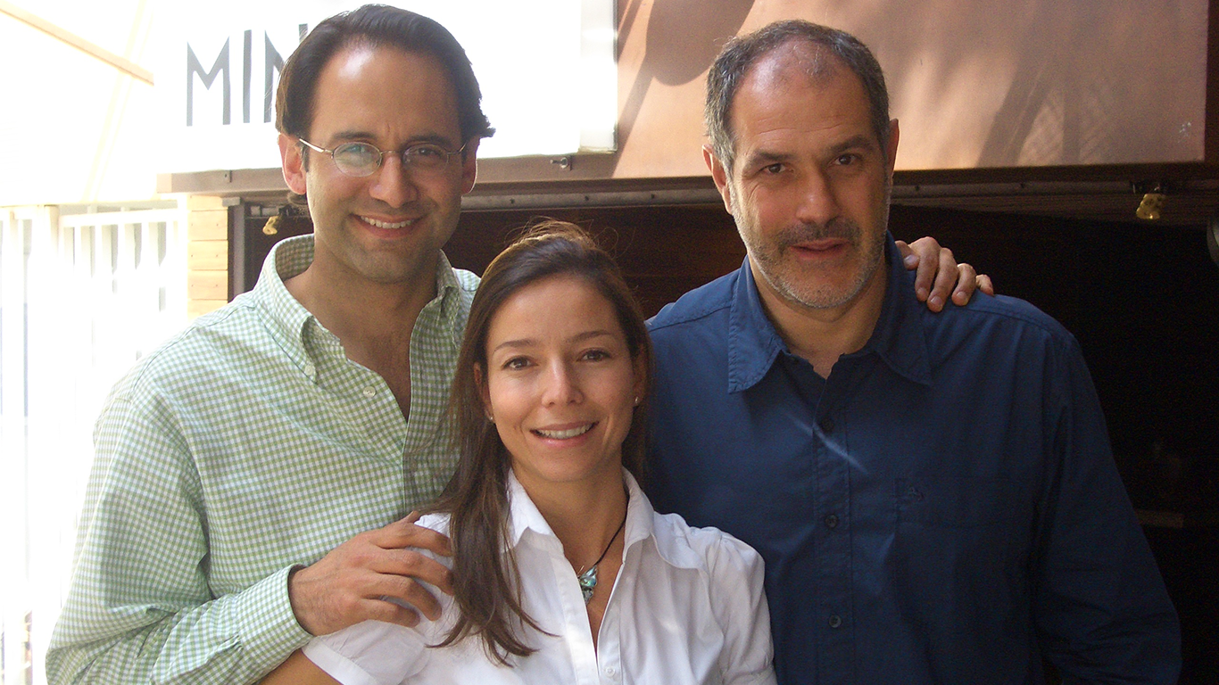 Santiago Zapata, Alina Rodríguez y Andoni Zubizarreta