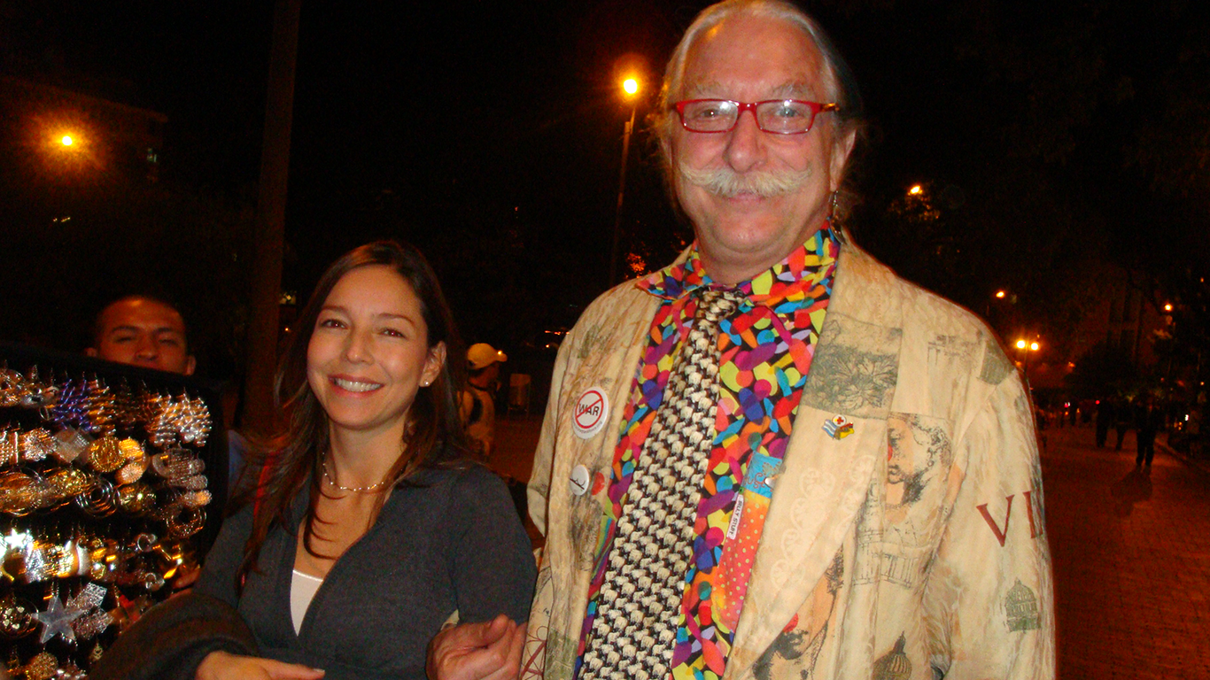 Alina Rodríguez y Patch Adams