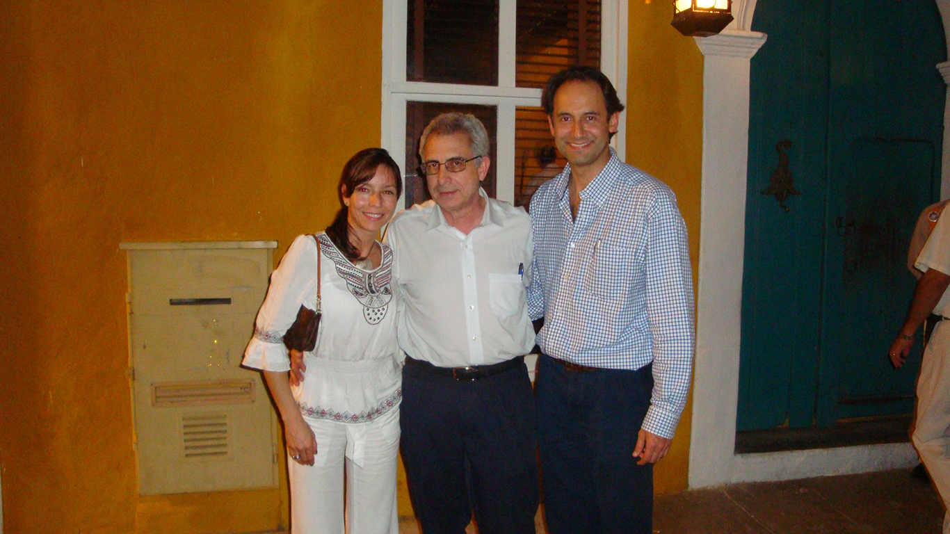 Alina Rodríguez, Ernesto Zedillo y Santiago Zapata
