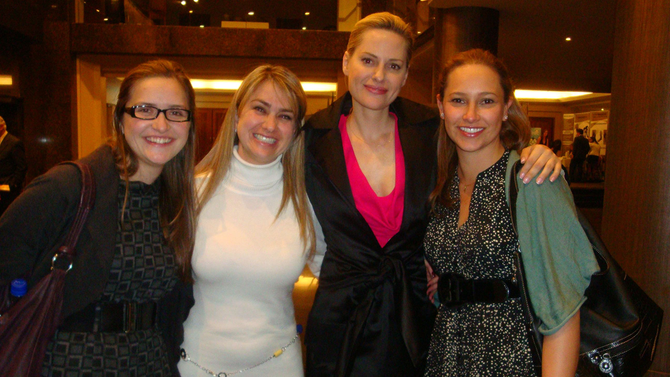 Carolina Ruiz, Viviana Ruiz, Aimee Mullins y Alexandra Orozco