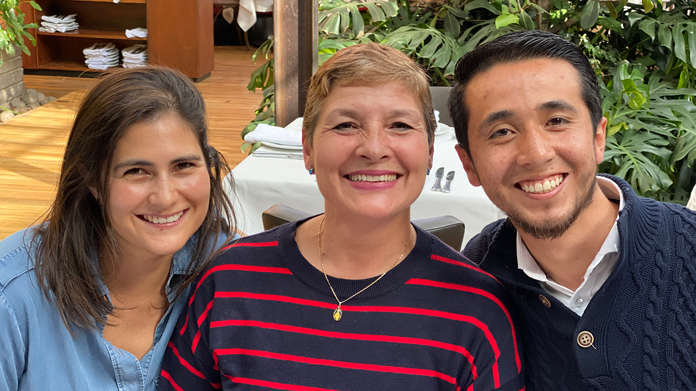 Ana Maria Chacón, Karla Agudelo y Sergio Huertas