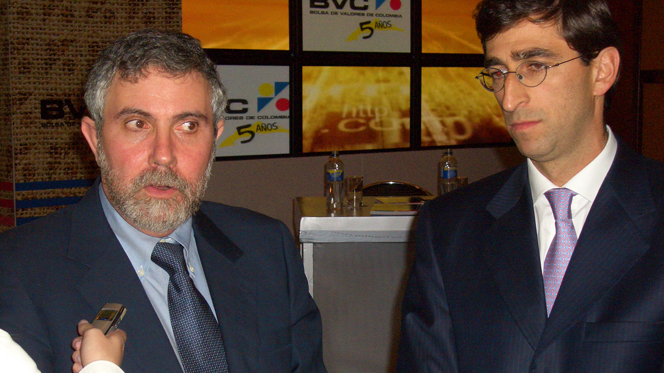 Paul Krugman y Juan Pablo Córdoba