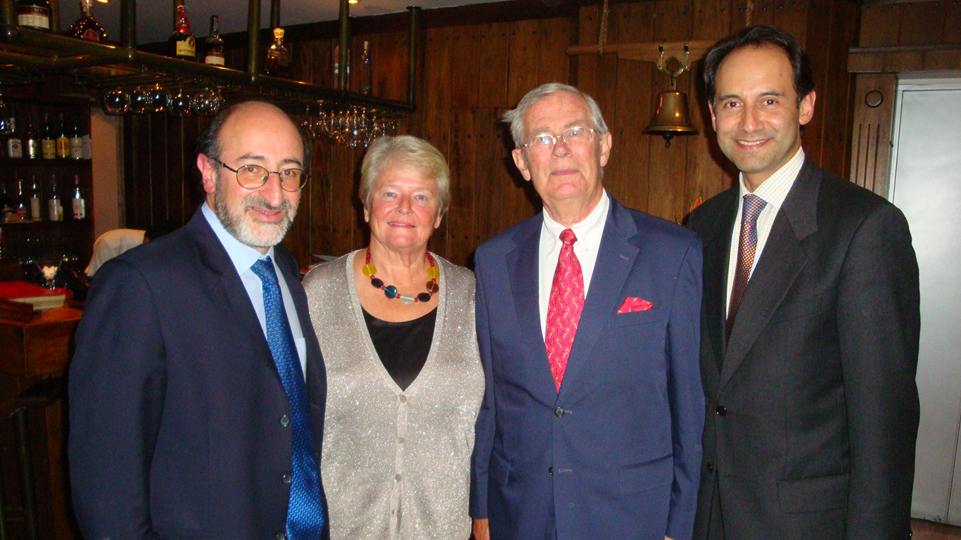 Juan Lozano, Gro Harlem Brundtland y Santiago Zapata